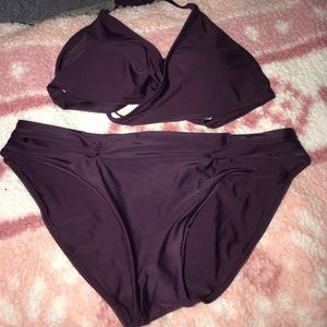 Wrap-Around Bikini - Eggplant